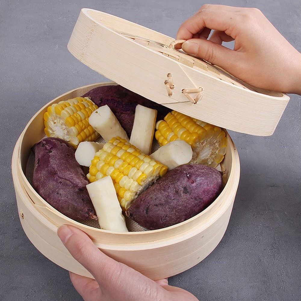 Bamboo Steamer Basket with Lid - Bao Steamer Bamboo avis et prix