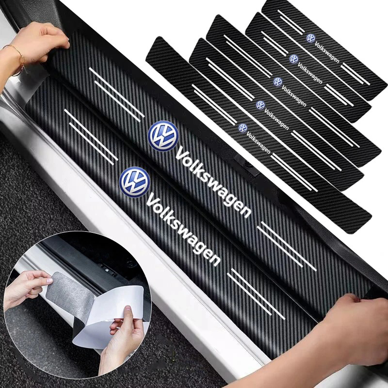 New Car Door Sill Plate Sticke - Crepe Pan Carbon avis et prix