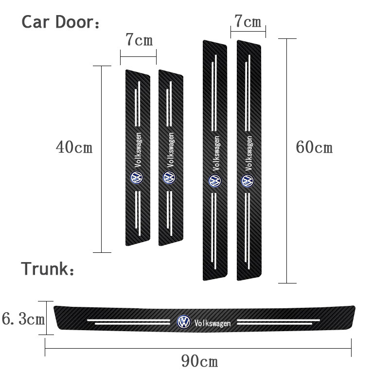 New Car Door Sill Plate Sticke - Crepe Pan Carbon avis et prix